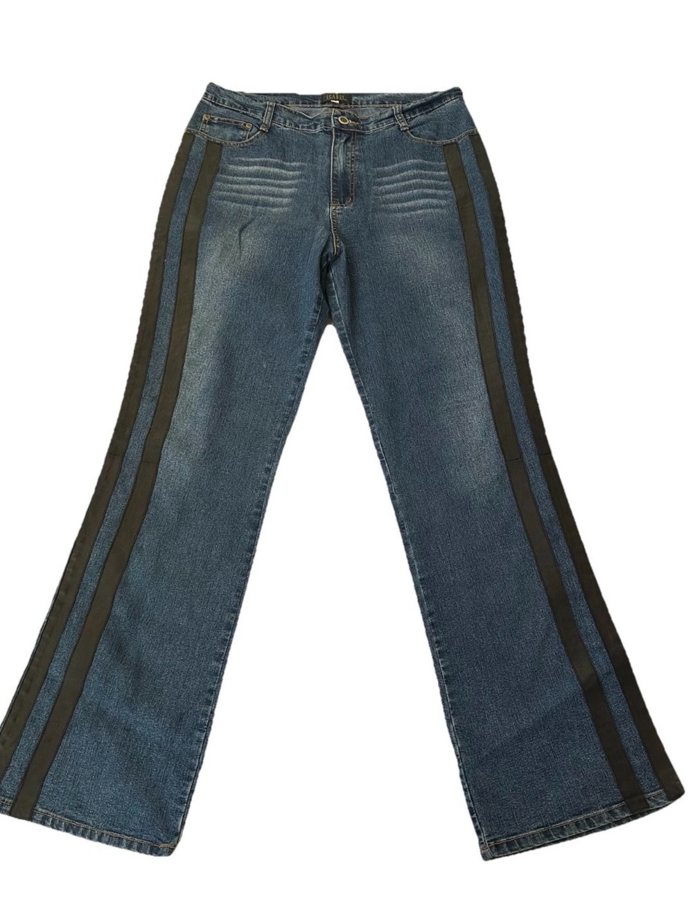 VTG Y2K Isabel Tuxedo Stripe Bootcut Jeans-Women’s 12-Indie Sleaze Streetwear